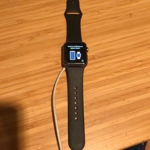 Apple Watch Series 1 38mm. With extra bands.